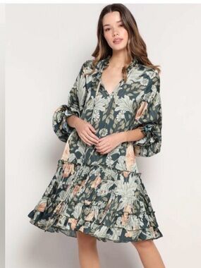 Kleid botanical floral Ilona dress